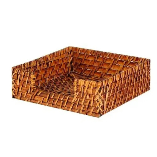 Imagem PORTA GUARDANAPO 18CMX18CM KENYA RATTAN