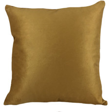 Imagem de ALMOFADA VELUDO SOFT LISO 52X52 CM COR DOURADO  - B H Turqueto Decoracoes Me