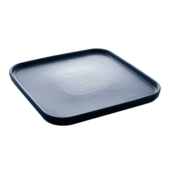 Imagem CONJUNTO 2 TRAVESSAS PORCELANA NORDICA AZUL ESCURO MATT 25X25X2CM - BON GOURMET