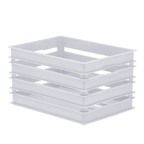 Imagem ORGANIZADOR CAIXOTE ALTO 49X34X25CM BRANCO PARAMOUNT