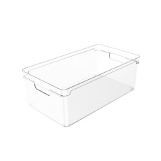 Imagem de ORGANIZADOR CLEAR 37X20X13CM NATURAL OU - Martiplast Ind Com De Plasticos Ltda