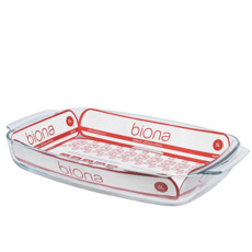 Imagem de ASSADEIRA FUNDA DE VIDRO BOROSILICATO RETANGULAR COM ALÇA 5L TRANSPARENTE OXFORD BIONA - Oxford Porcelanas Sudeste Ltda