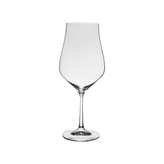 Imagem JOGO COM 6 TAÇAS DE CRISTAL PARA VINHO BORDEAUX 550 ML LINHA TULIPA BOHEMIA