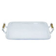 Imagem de BANDEJA SHEFIELD PLATE 30X22X6CM - Galeria Das Pratas Ltda