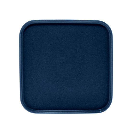 Imagem CONJUNTO 2 TRAVESSAS PORCELANA NORDICA AZUL ESCURO MATT 25X25X2CM - BON GOURMET