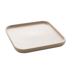 Imagem de CONJUNTO 3 PETISQUEIRAS PORCELANA QUADRADA NORDICA CINZA 15X2CM- ROJEMAC  - Rojemac Impotacao E Exportacao Ltda