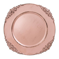 Imagem de SOUSPLAT GALLES BARROCO ROSE GOLD ANTIQUE COPA & CIA - Copa Industrial Ltda