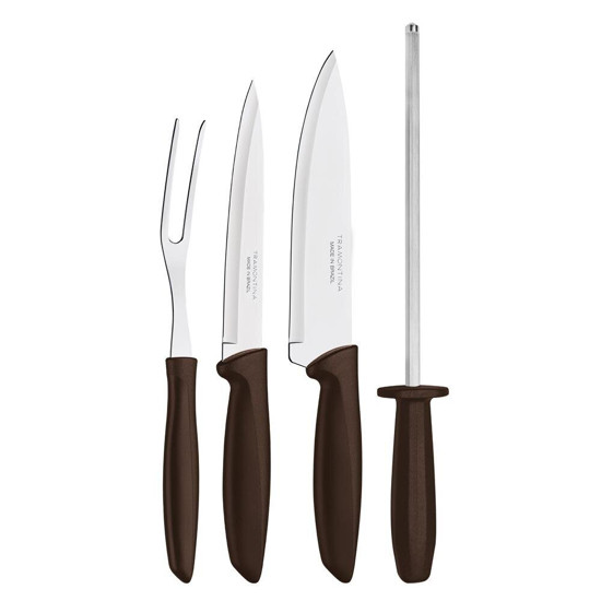 Imagem KIT CHURRASCO INOX 4 PEÇAS  PLENUS MAR