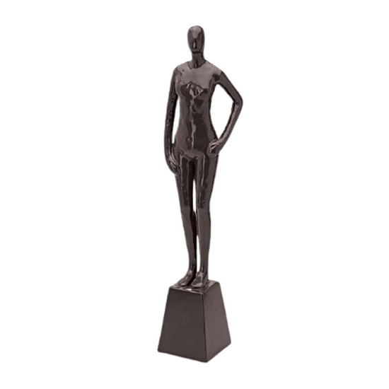 Imagem ESCULTURA DECORATIVA HOMEM EM CERÂMICA 10X8X44CM - MART 