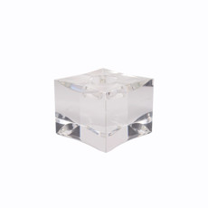 Imagem de CASTICAL EM CRISTAL TRANSPARENTE 10X10X8,5CM  - Mero Comercio De Equipamentos Ltda