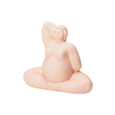 Imagem de ESCULTURA YOGA EM CERÂMICA 8X16X14CM - MART  - Moas Industria E Comercio Importacao E Exportacao Ltda