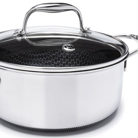 Imagem CAÇAROLA EM AÇO INOX 24 CM 4,7L  MAIL ORDER - HIVE - OXFORD 