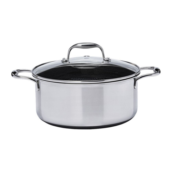 Imagem CAÇAROLA EM AÇO INOX 24 CM 4,7L  MAIL ORDER - HIVE - OXFORD 