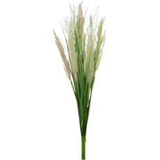 Imagem de BUQUÊ CAPIM DOS PAMPAS (LEBRE) BRANCO 20X70CM - GRILLO  - Grillo Ltda