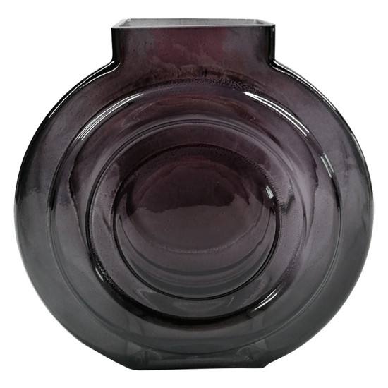 Imagem VASO DECORATIVO DE VIDRO COR PRETO 20X9X20CM - CROSS