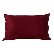 Imagem de ALMOFADA VELUDO SOFT LISO 35X58CM MARSALA  - B H Turqueto Decoracoes Me