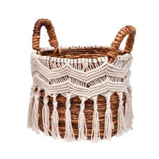 Imagem de CESTO MACRAME P 30X37CM - THAY THAY - Thay Thay Com Importacao E Exportacao Ltda