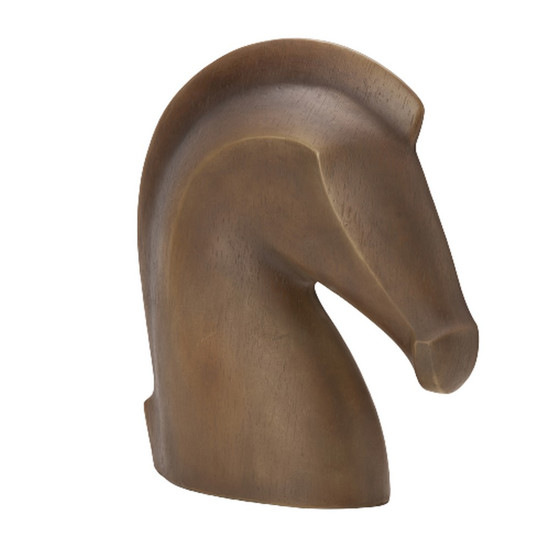 Imagem ESCULTURA DECORATIVA CAVALO EM POLIRESINA 9,5X30CM - MART 