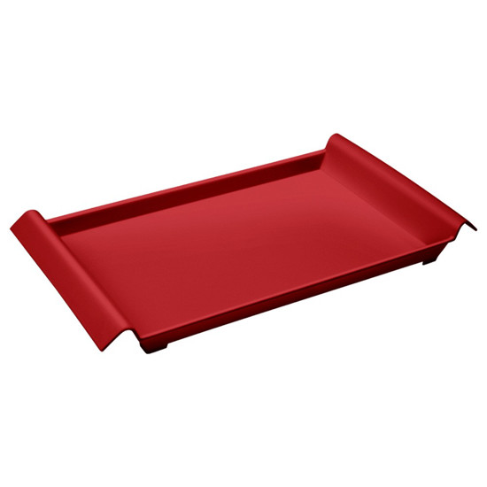 Imagem BANDEJA CASUAL PEQUENA 34 X 19 X 3,8 CM COR VERMELHO BOLD COZA - BRINOX 