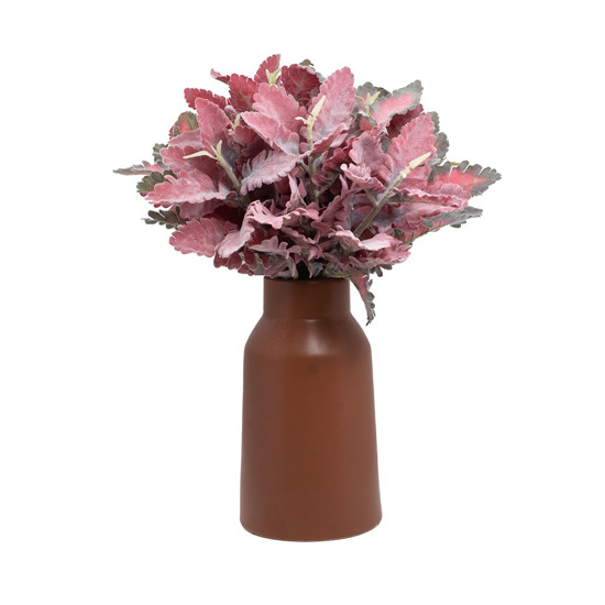 Imagem HASTE FOLHAS COLEUS FLOCADA X9 VERMELHO 12X35CM - GRILLO 51769