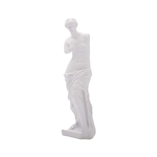 Imagem ESCULTURA DECORATIVA EM RESINA COR BRANCO 48CM - CROSS 