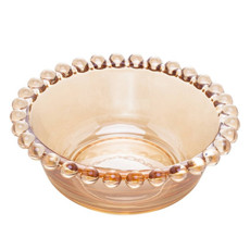 Imagem de CONJUNTO 4 BOWLS DE CRISTAL PEARL ÂMBAR 12CM X 4CM - WOLFF - Rojemac Imp E Exp Ltda (Itajai)