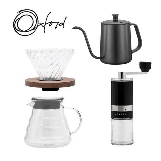 Imagem CONJUNTO CAFÉ GOURMET 04 PEÇAS MAIL ORDER PRETO OXFORD 