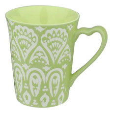 Imagem de CANECA EM PORCELANA 235ML COR VERDE - L'HERMITAGE - Full Fit Industria Importacao E Comercio Ltda.