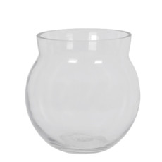 Imagem de VASO DECORATIVO DE VIDRO TRANSPARENTE 10X10X12CM - GRILLO 52874 - Grillo Ltda