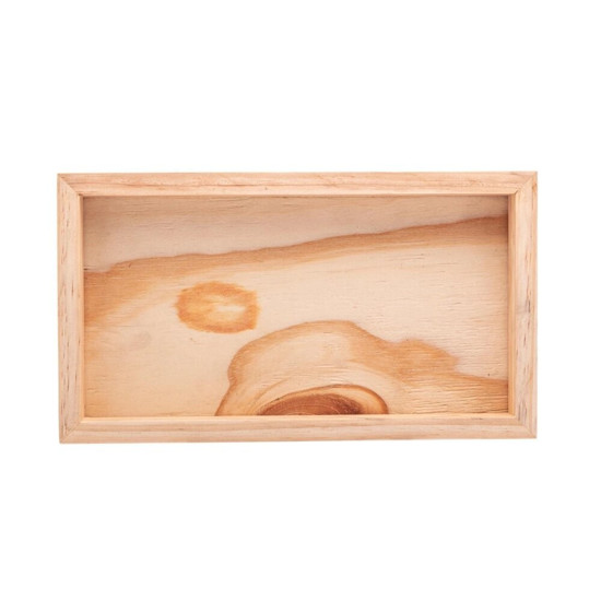 Imagem BANDEJA DE MADEIRA PINUS 30CM X 17CM - WOODART