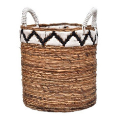 Imagem de CESTO BANANA ZIG ZAG M 32X31CM - THAY THAY  - Thay Thay Com Importacao E Exportacao Ltda