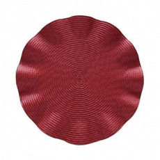 Imagem de LUGAR AMERICANO LUNA WAVE AVULSO BLOOD 38CM - COPA & CIA - Copa Industrial Ltda