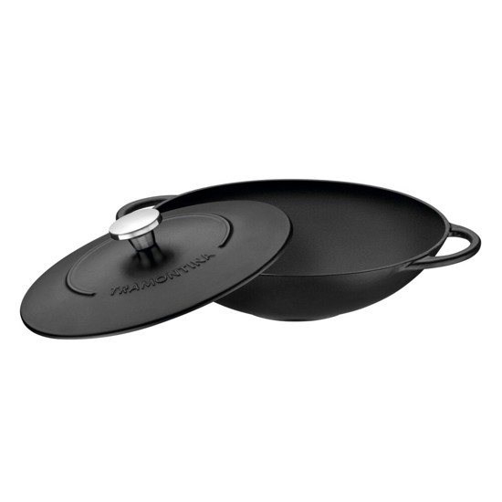 Imagem WOK TRAMONTINA TRENTO EM FERRO ESMALTADO ANTIADERENTE STARFLON EXCELLENT 32 CM 5 L