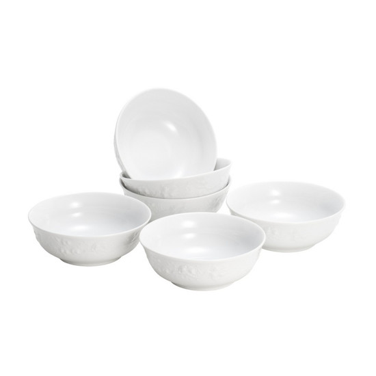 Imagem CONJUNTO 6 BOWLS DE PORCELANA LIMOGES VENDANGE 14CM X 5CM - WOLFF