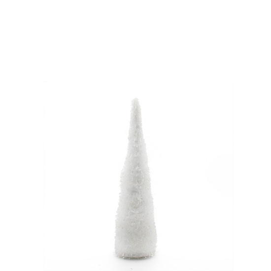 Imagem ÁRVORE DECORATIVA DE ISOPOR E PLÁSTICO COR BRANCO 31CM - TOK DA CASA 