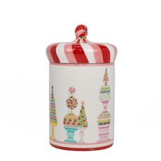 Imagem de PORTA MACAROONS CANDY DOCE MEL CANDY GOURMAND 15,3X15,3X26,3CM - PORTLAND  - Portland Importadora Eireli