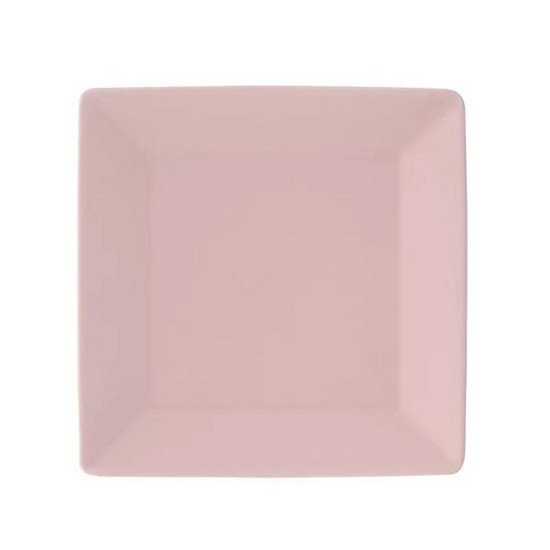 Imagem PRATO PARA SOBREMESA TUTTI FRUTTI DE PORCELANA COR ROSA 20CM - OXFORD