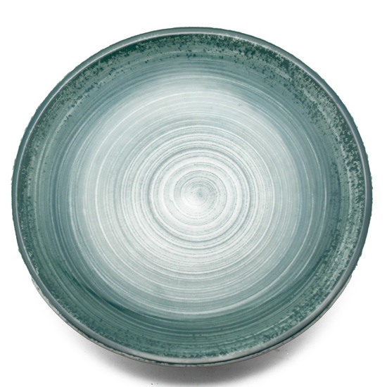 Imagem PRATO RASO DE PORCELANA COR VERDE 27X27X3CM - SCHMIDT