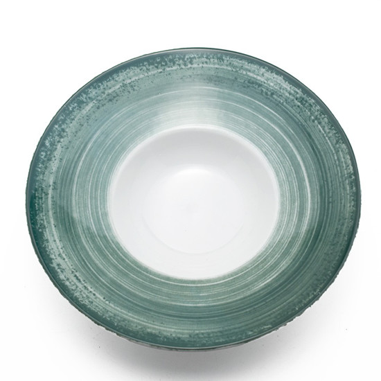 Imagem PRATO PARA RISOTO COR VERDE 27CM DE PORCELANA - SCHMIDT 