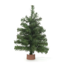 Imagem de MINI ARVORE DE NATAL COM BASE VERDE 25X25X45CM - CROMUS  - Cromus Embalagens Ind. E Com. Ltda