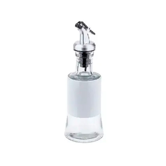 Imagem GALHETEIRO COPO DE VIDRO E AÇO PINTADO 200ML COR BRANCO- WECK