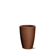 Imagem de VASO DECORATIVO GRAFIATO CÔNICO 48 COR FERRUGEM 48,0X34,0X22,5 CM - 25 L - NUTRIPLAN  - Nutriplast Industria E Comercio Ltda