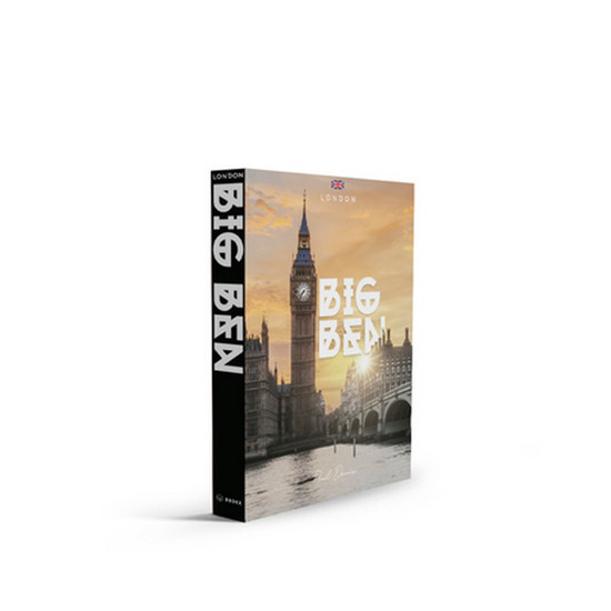 Imagem CAIXA LIVRO DECORATIVA BOOK BOX BIG BEN 30X24X4CM - GOODS BR 