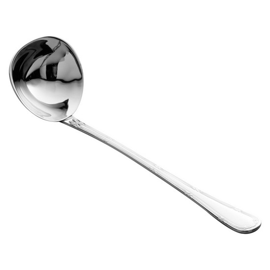 Imagem CONCHA PARA SOPA DE AÇO INOX CROISÉ 7,5X9X29,5CM  - WOLFF