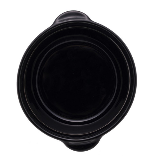 Imagem APARELHO DE FONDUE 4 PEÇAS DE PORCELANA CLASSIC PRETO 400ML 