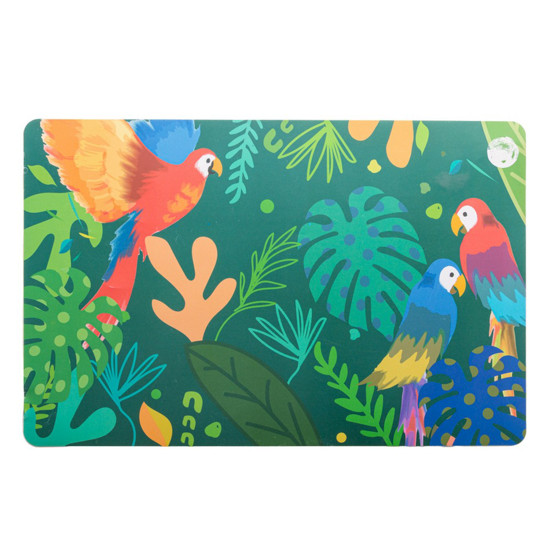 Imagem LUGAR AMERICANO DE PLÁSTICO TROPICAL BIRDS 43,5CM X 28,5CM - LYOR