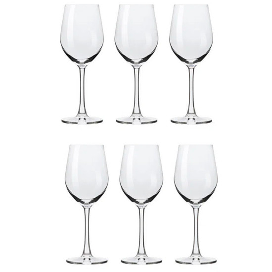 Imagem CONJUNTO 6 TAÇAS PARA VINHO BRANCO COSMOPOLITAN EM VIDRO 345ML 