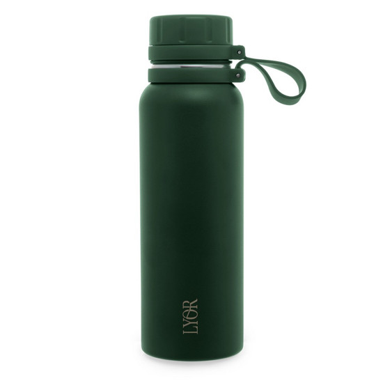 Imagem GARRAFA TÉRMICA DE AÇO INOX EXPLORER VERDE 650ML - LYOR