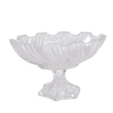 Imagem de VASO DECORATIVO DE VIDRO TRANSPARENTE 24X12X14CM - GRILLO 52787 - Grillo Ltda