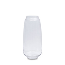 Imagem de VASO DECORATIVO EM VIDRO LINHA CRISTAL A33 X L15 X P15CM - KZ  - Kz Home Stock Com De Prods De Decoração Eireli-Epp